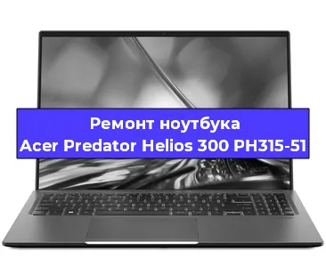 Чистка от пыли и замена термопасты на ноутбуке Acer Predator Helios 300 PH315-51 в Самаре